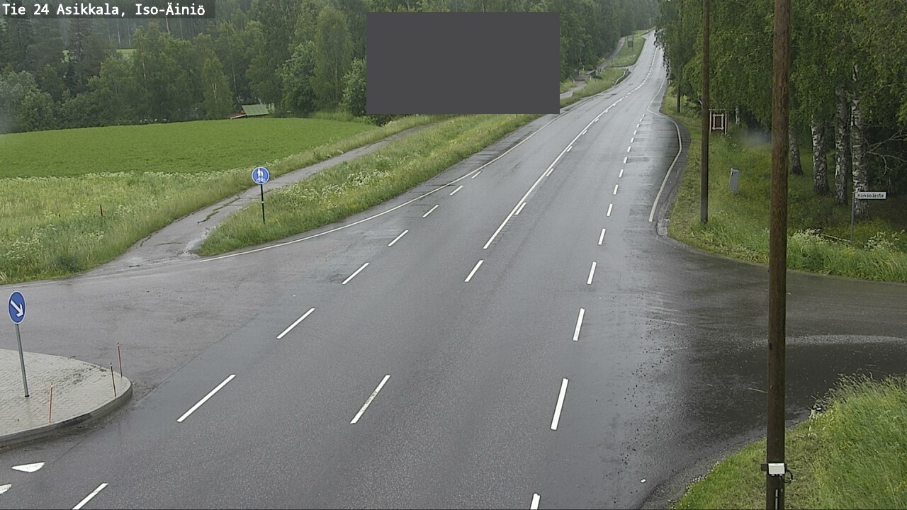 Weather Camera Image Väg 24 Asikkala, Iso-Äiniö, Asikkala, Päijät-Häme