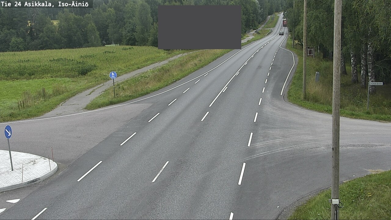 Weather Camera Image Road 24 Asikkala, Iso-Äiniö, Asikkala, Päijät-Häme