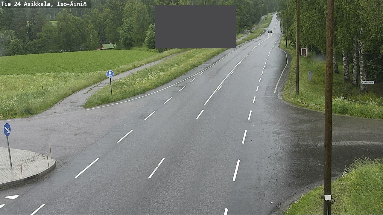 Weather Camera Image Väg 24 Asikkala, Iso-Äiniö, Asikkala, Päijät-Häme