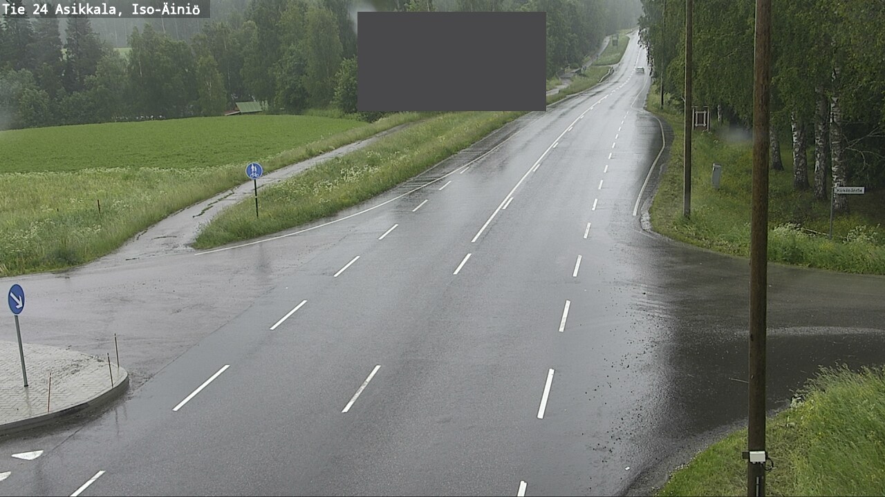 Weather Camera Image Väg 24 Asikkala, Iso-Äiniö, Asikkala, Päijät-Häme