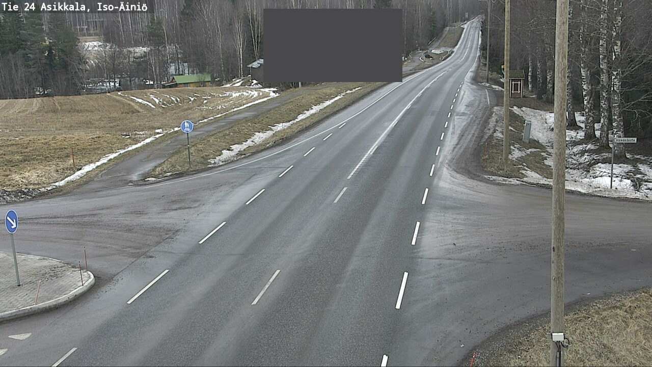 Weather Camera Image Väg 24 Asikkala, Iso-Äiniö, Asikkala, Päijät-Häme