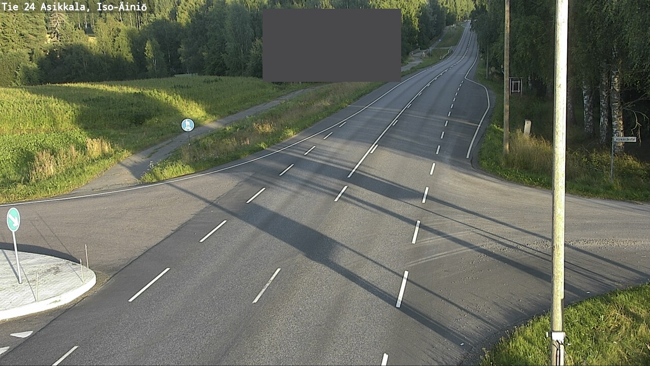 Weather Camera Image Road 24 Asikkala, Iso-Äiniö, Asikkala, Päijät-Häme