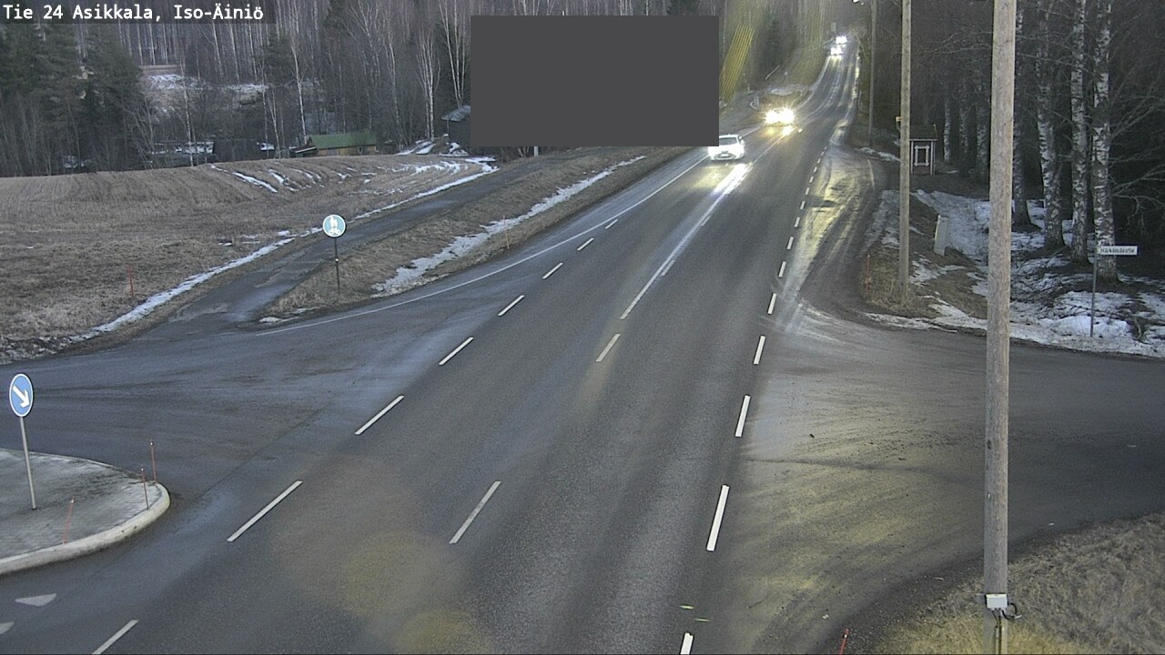 Weather Camera Image Road 24 Asikkala, Iso-Äiniö, Asikkala, Päijät-Häme