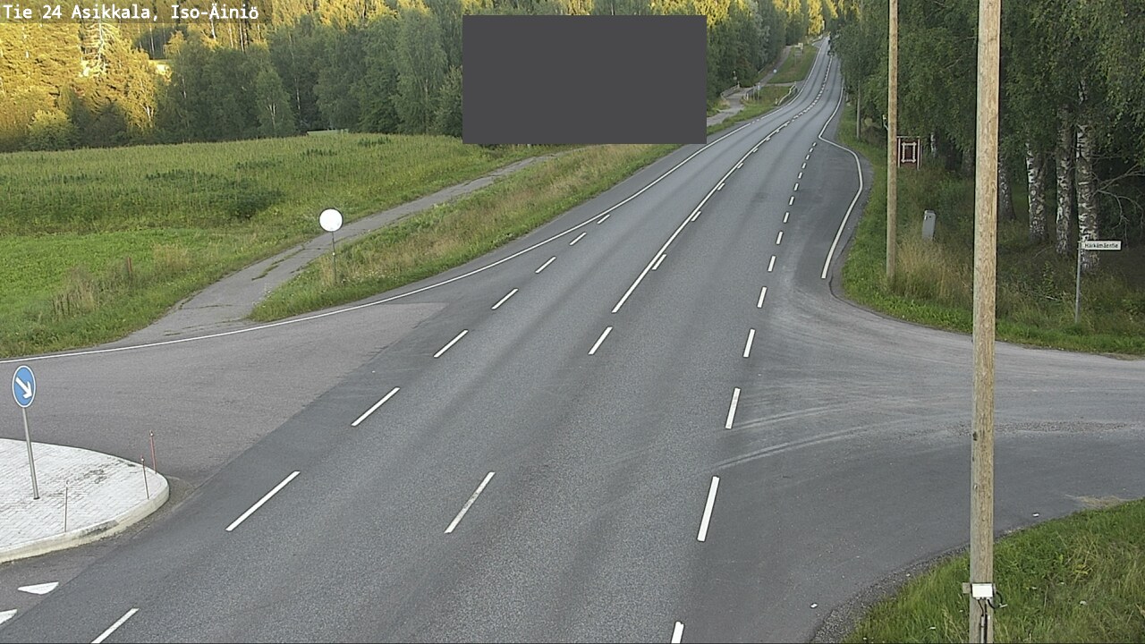 Weather Camera Image Road 24 Asikkala, Iso-Äiniö, Asikkala, Päijät-Häme