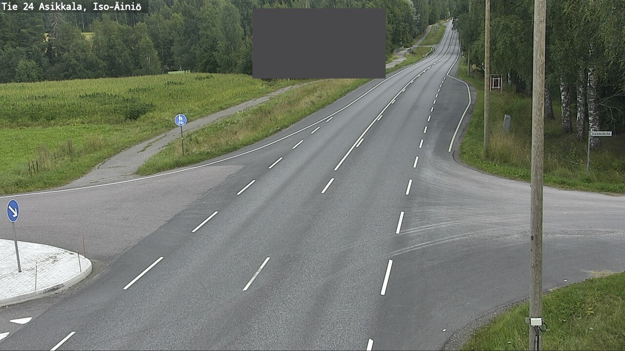 Weather Camera Image Road 24 Asikkala, Iso-Äiniö, Asikkala, Päijät-Häme