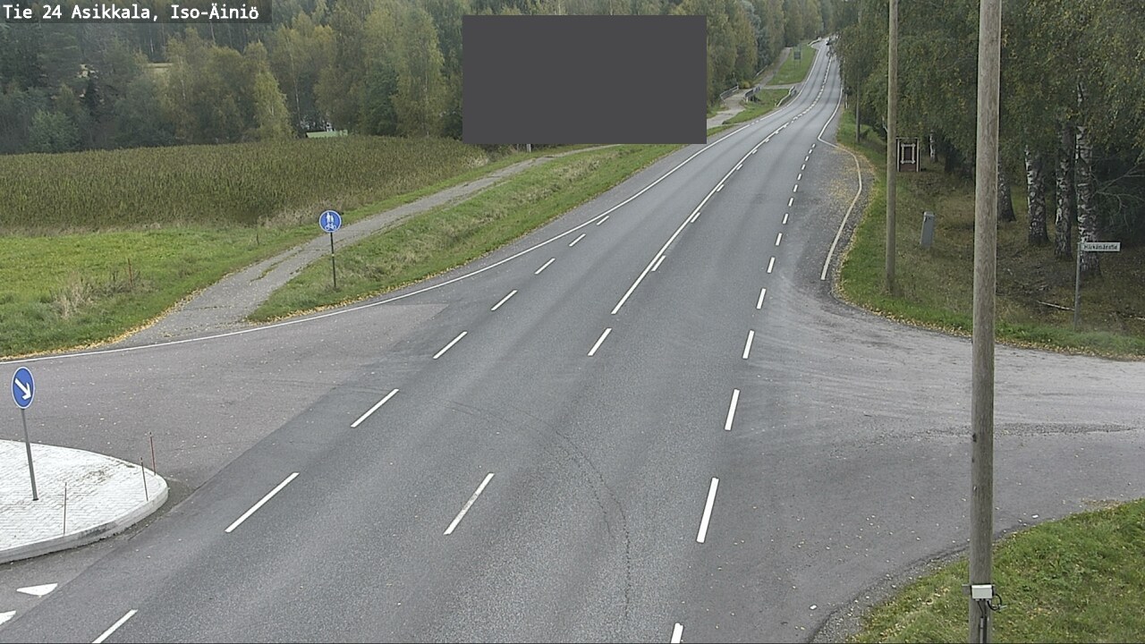 Weather Camera Image Väg 24 Asikkala, Iso-Äiniö, Asikkala, Päijät-Häme