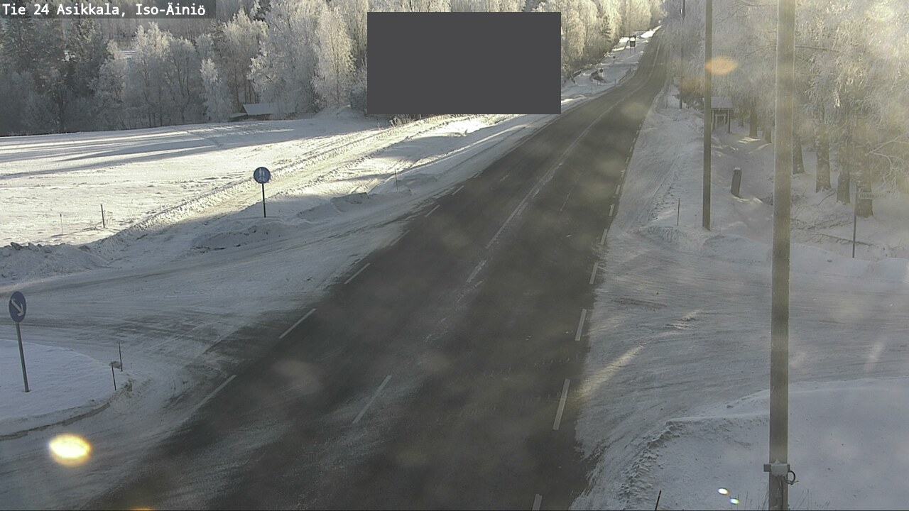 Weather Camera Image Road 24 Asikkala, Iso-Äiniö, Asikkala, Päijät-Häme