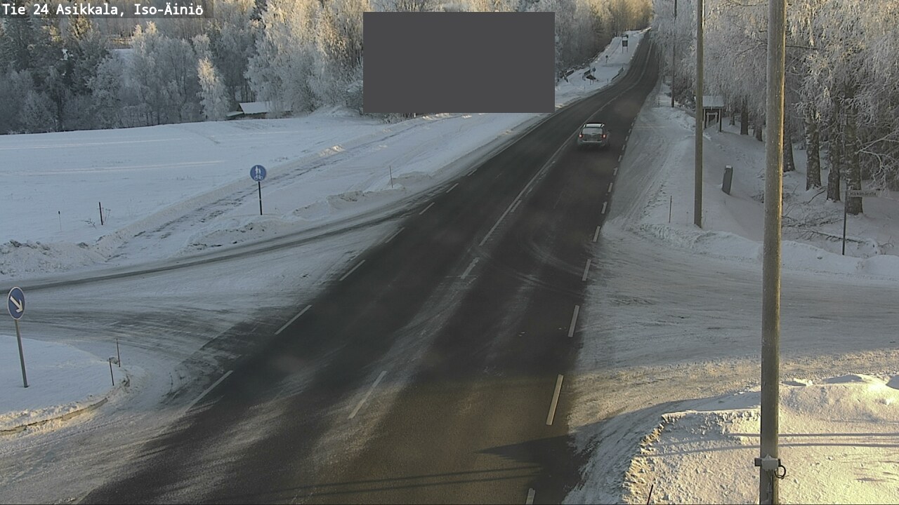 Weather Camera Image Road 24 Asikkala, Iso-Äiniö, Asikkala, Päijät-Häme