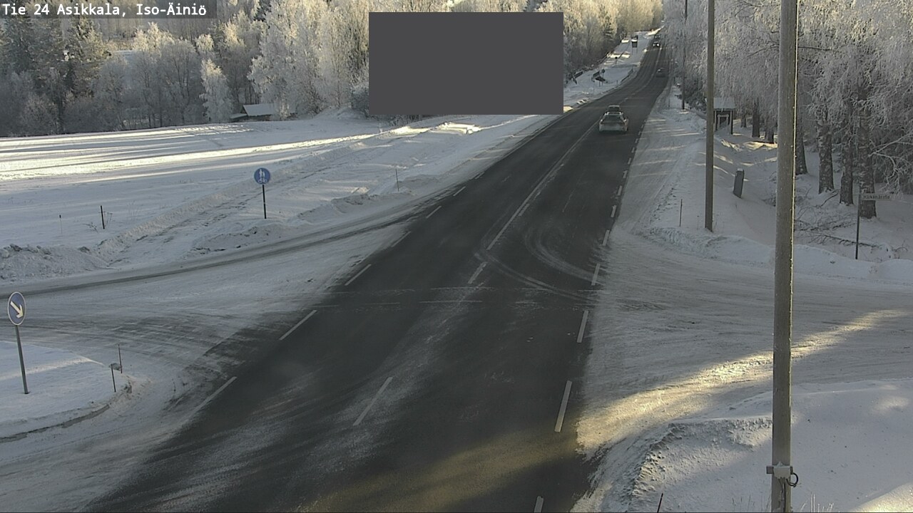 Weather Camera Image Road 24 Asikkala, Iso-Äiniö, Asikkala, Päijät-Häme