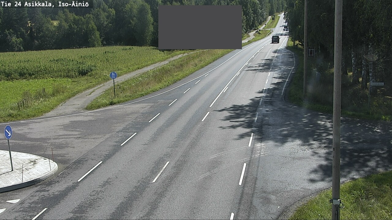 Weather Camera Image Road 24 Asikkala, Iso-Äiniö, Asikkala, Päijät-Häme