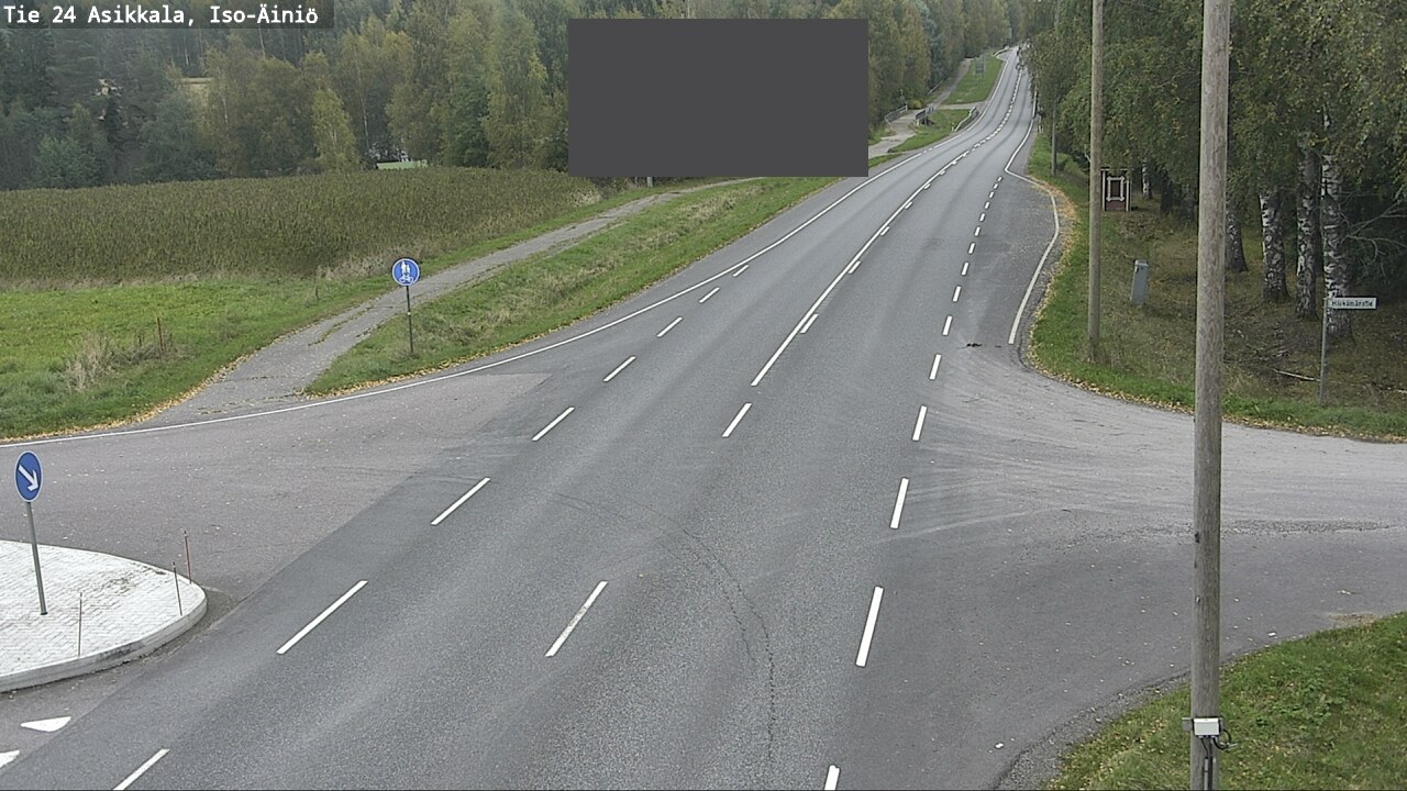 Weather Camera Image Väg 24 Asikkala, Iso-Äiniö, Asikkala, Päijät-Häme