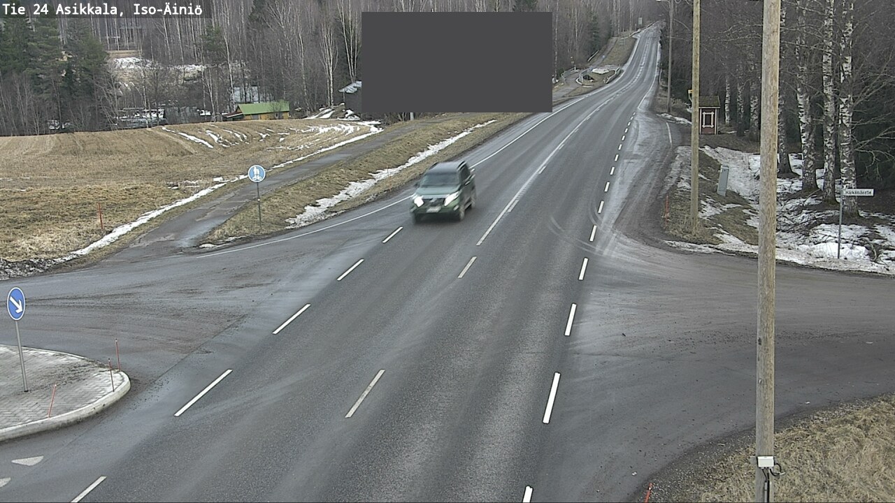 Weather Camera Image Road 24 Asikkala, Iso-Äiniö, Asikkala, Päijät-Häme