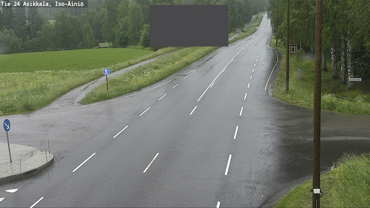 Weather Camera Image Väg 24 Asikkala, Iso-Äiniö, Asikkala, Päijät-Häme