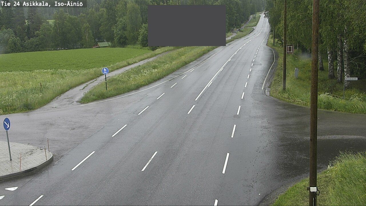 Weather Camera Image Väg 24 Asikkala, Iso-Äiniö, Asikkala, Päijät-Häme