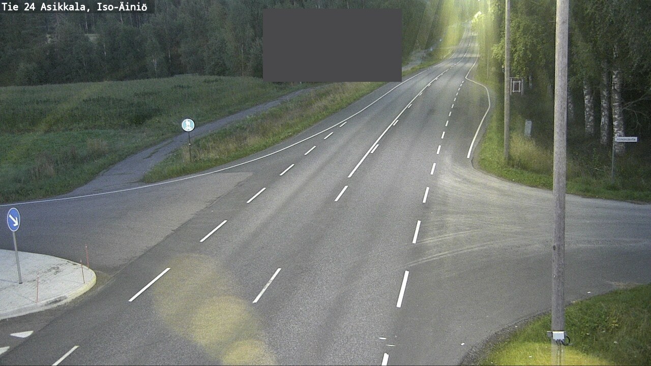 Weather Camera Image Road 24 Asikkala, Iso-Äiniö, Asikkala, Päijät-Häme