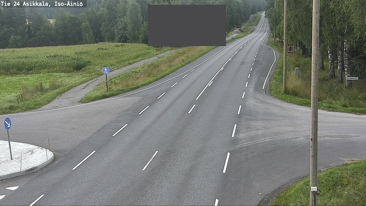 Weather Camera Image Road 24 Asikkala, Iso-Äiniö, Asikkala, Päijät-Häme