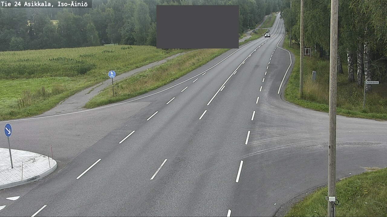 Weather Camera Image Road 24 Asikkala, Iso-Äiniö, Asikkala, Päijät-Häme