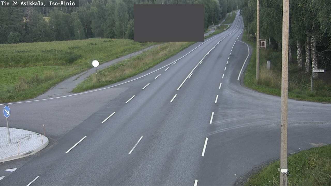 Weather Camera Image Road 24 Asikkala, Iso-Äiniö, Asikkala, Päijät-Häme