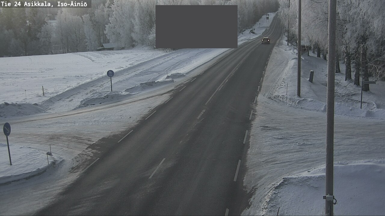 Weather Camera Image Väg 24 Asikkala, Iso-Äiniö, Asikkala, Päijät-Häme