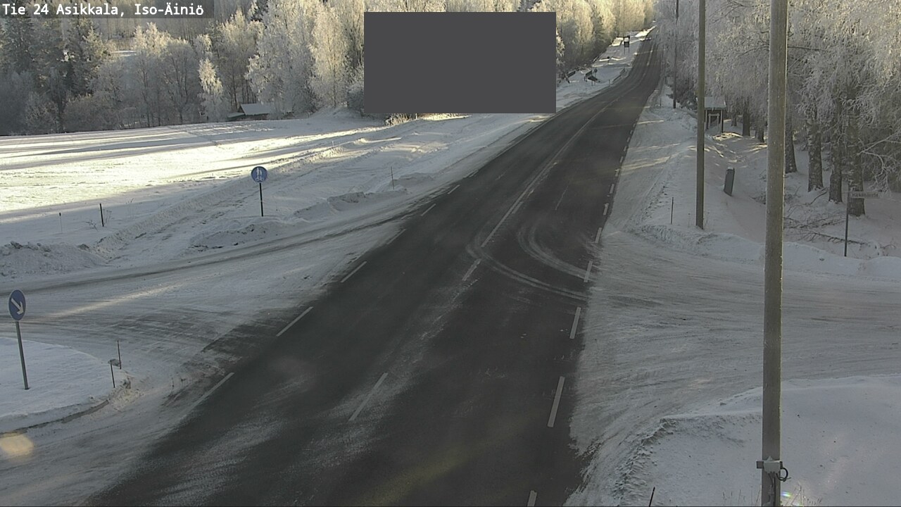 Weather Camera Image Road 24 Asikkala, Iso-Äiniö, Asikkala, Päijät-Häme