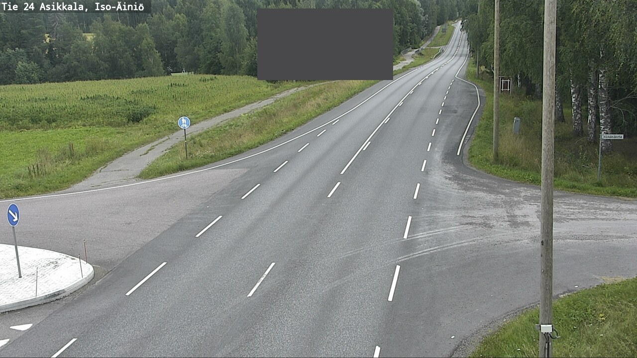 Weather Camera Image Road 24 Asikkala, Iso-Äiniö, Asikkala, Päijät-Häme