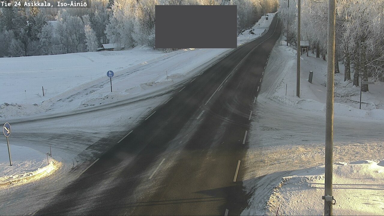 Weather Camera Image Road 24 Asikkala, Iso-Äiniö, Asikkala, Päijät-Häme