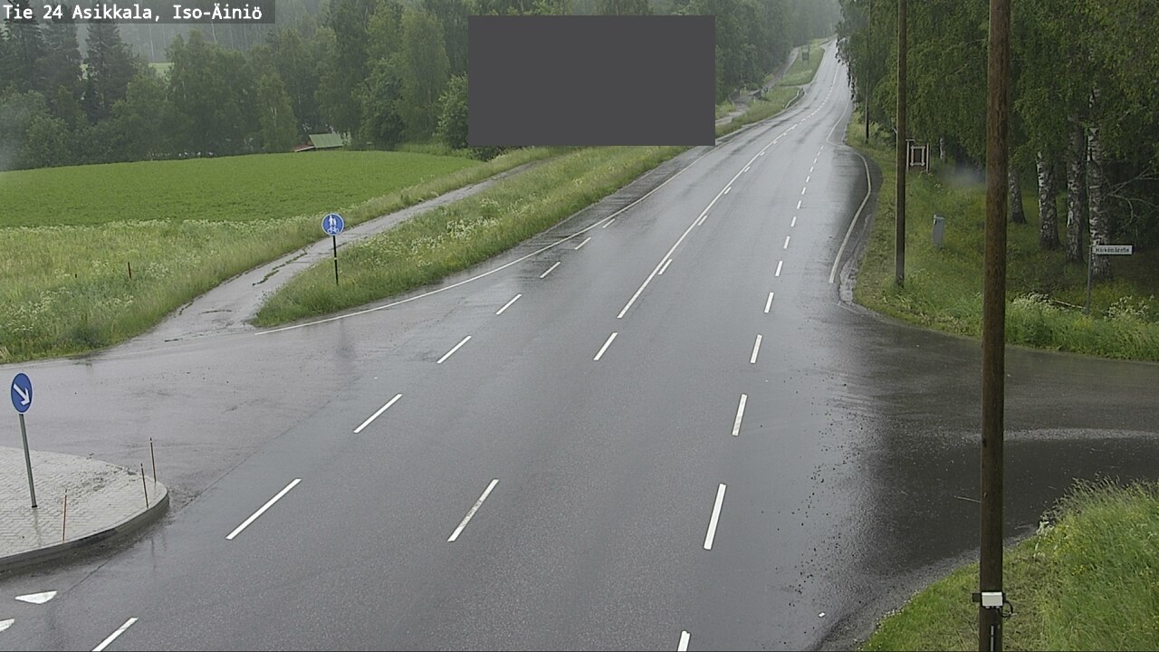 Weather Camera Image Väg 24 Asikkala, Iso-Äiniö, Asikkala, Päijät-Häme