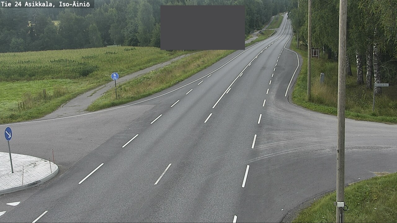 Weather Camera Image Road 24 Asikkala, Iso-Äiniö, Asikkala, Päijät-Häme