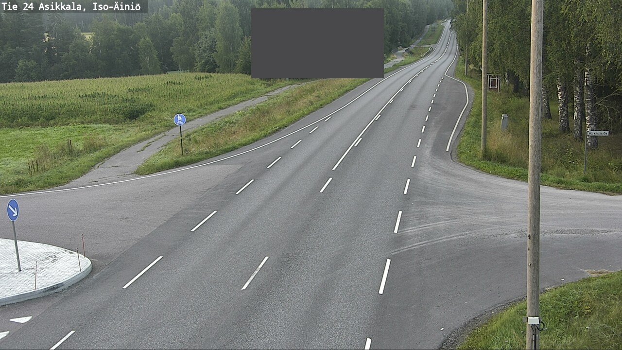 Weather Camera Image Road 24 Asikkala, Iso-Äiniö, Asikkala, Päijät-Häme