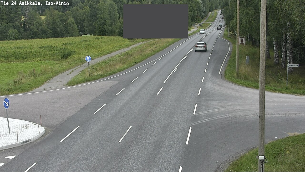 Weather Camera Image Road 24 Asikkala, Iso-Äiniö, Asikkala, Päijät-Häme