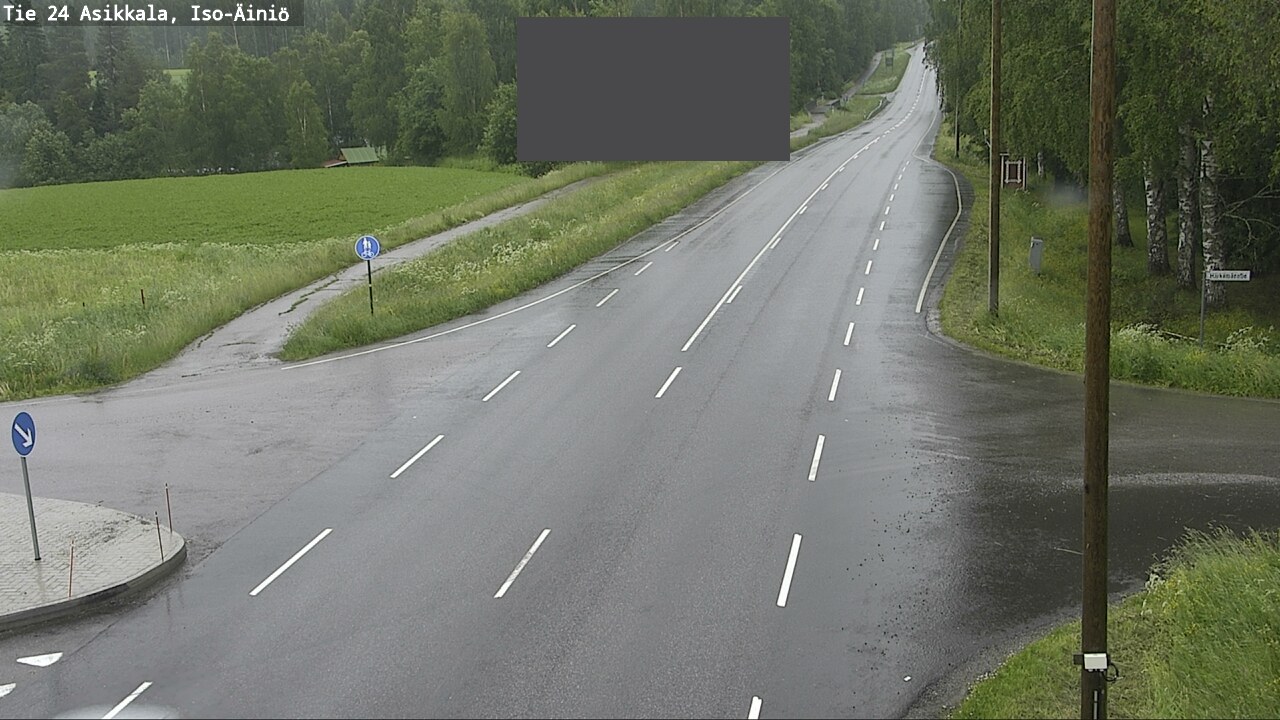 Weather Camera Image Väg 24 Asikkala, Iso-Äiniö, Asikkala, Päijät-Häme