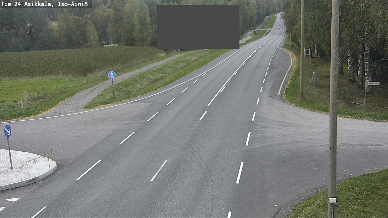 Weather Camera Image Väg 24 Asikkala, Iso-Äiniö, Asikkala, Päijät-Häme