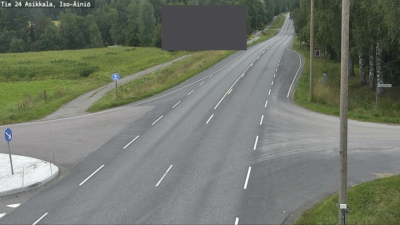 Weather Camera Image Väg 24 Asikkala, Iso-Äiniö, Asikkala, Päijät-Häme