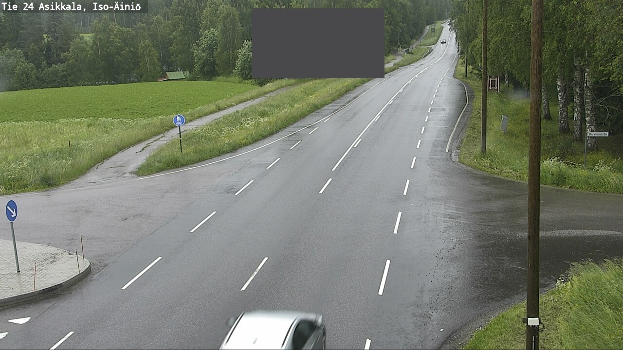 Weather Camera Image Väg 24 Asikkala, Iso-Äiniö, Asikkala, Päijät-Häme