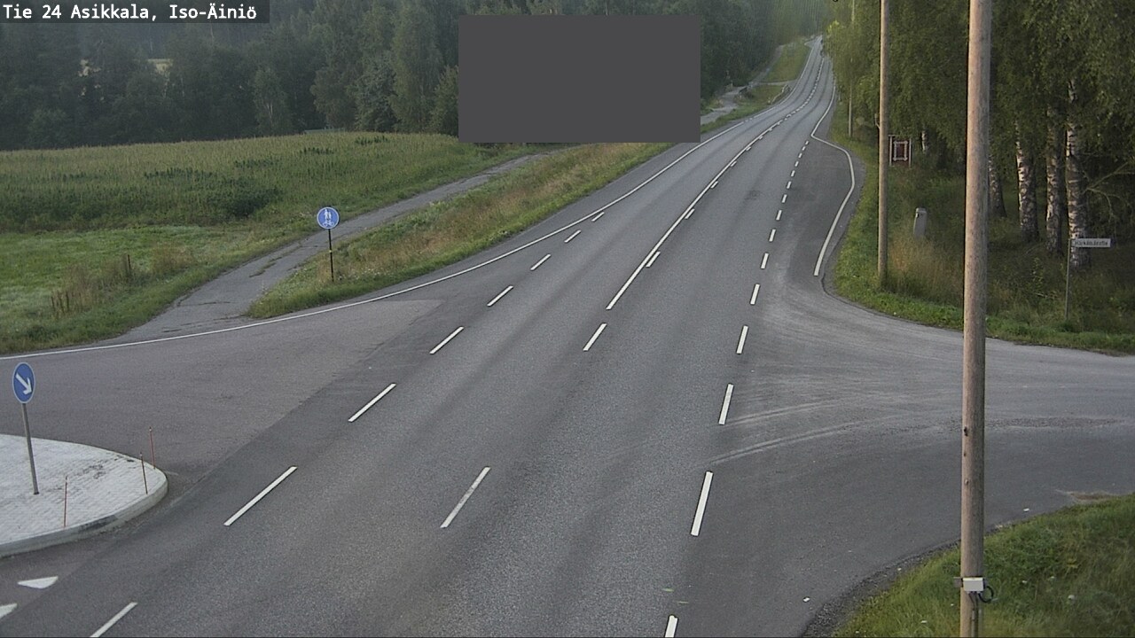 Weather Camera Image Road 24 Asikkala, Iso-Äiniö, Asikkala, Päijät-Häme