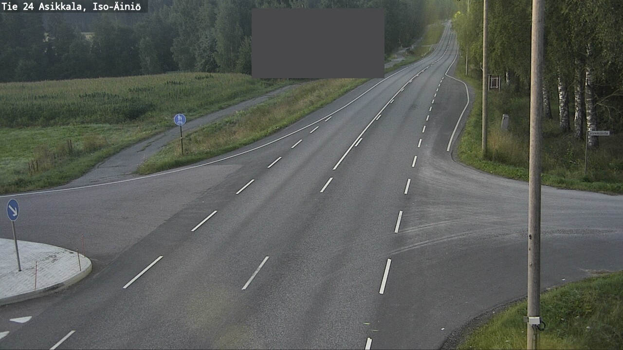 Weather Camera Image Road 24 Asikkala, Iso-Äiniö, Asikkala, Päijät-Häme