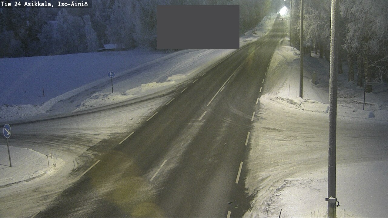 Weather Camera Image Road 24 Asikkala, Iso-Äiniö, Asikkala, Päijät-Häme