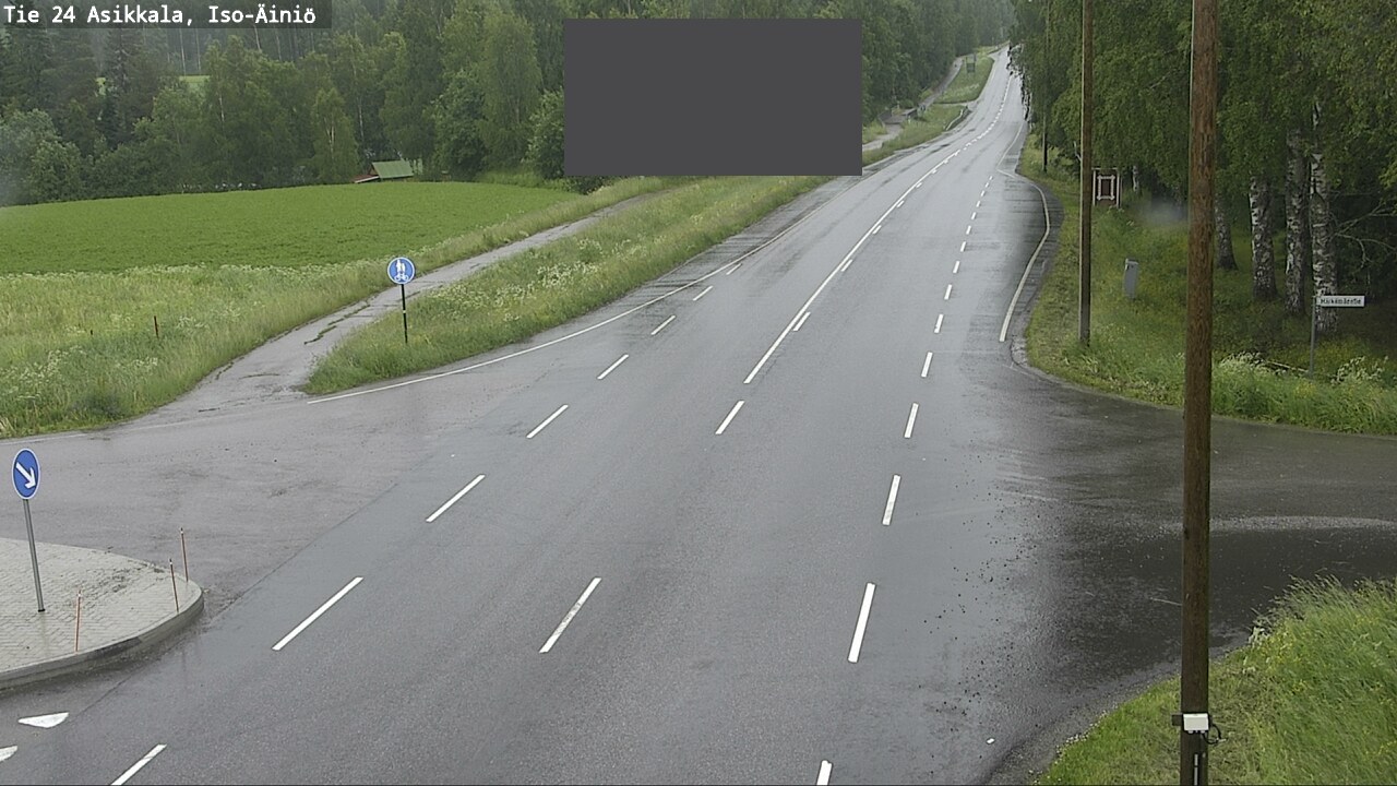 Weather Camera Image Väg 24 Asikkala, Iso-Äiniö, Asikkala, Päijät-Häme