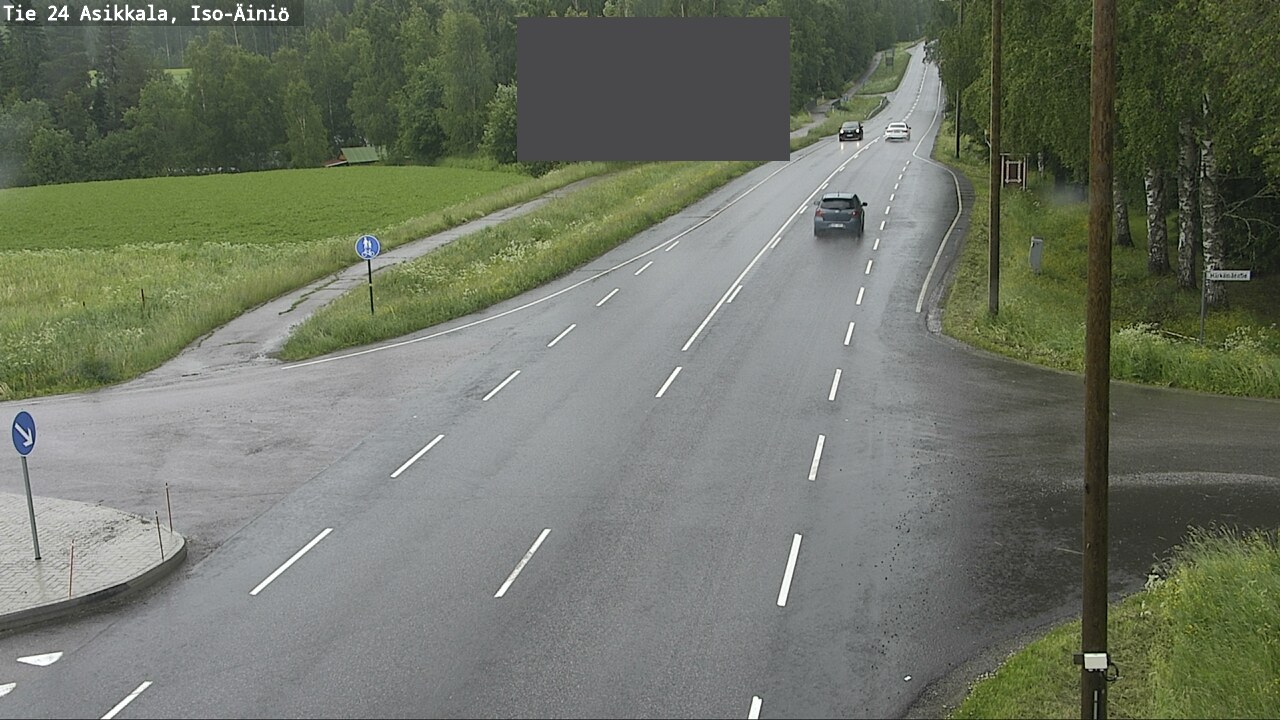 Weather Camera Image Väg 24 Asikkala, Iso-Äiniö, Asikkala, Päijät-Häme