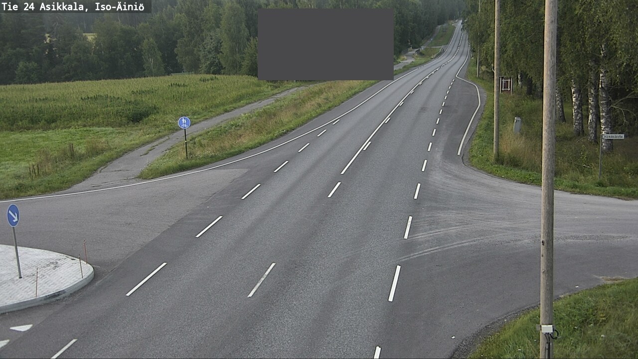Weather Camera Image Road 24 Asikkala, Iso-Äiniö, Asikkala, Päijät-Häme