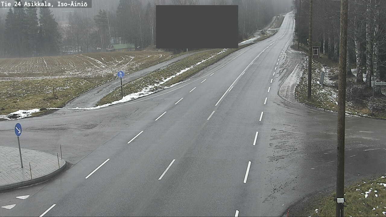 Weather Camera Image Väg 24 Asikkala, Iso-Äiniö, Asikkala, Päijät-Häme