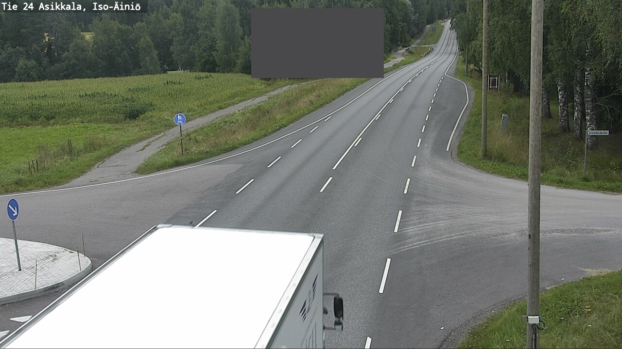 Weather Camera Image Road 24 Asikkala, Iso-Äiniö, Asikkala, Päijät-Häme