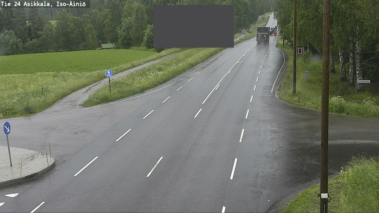 Weather Camera Image Väg 24 Asikkala, Iso-Äiniö, Asikkala, Päijät-Häme