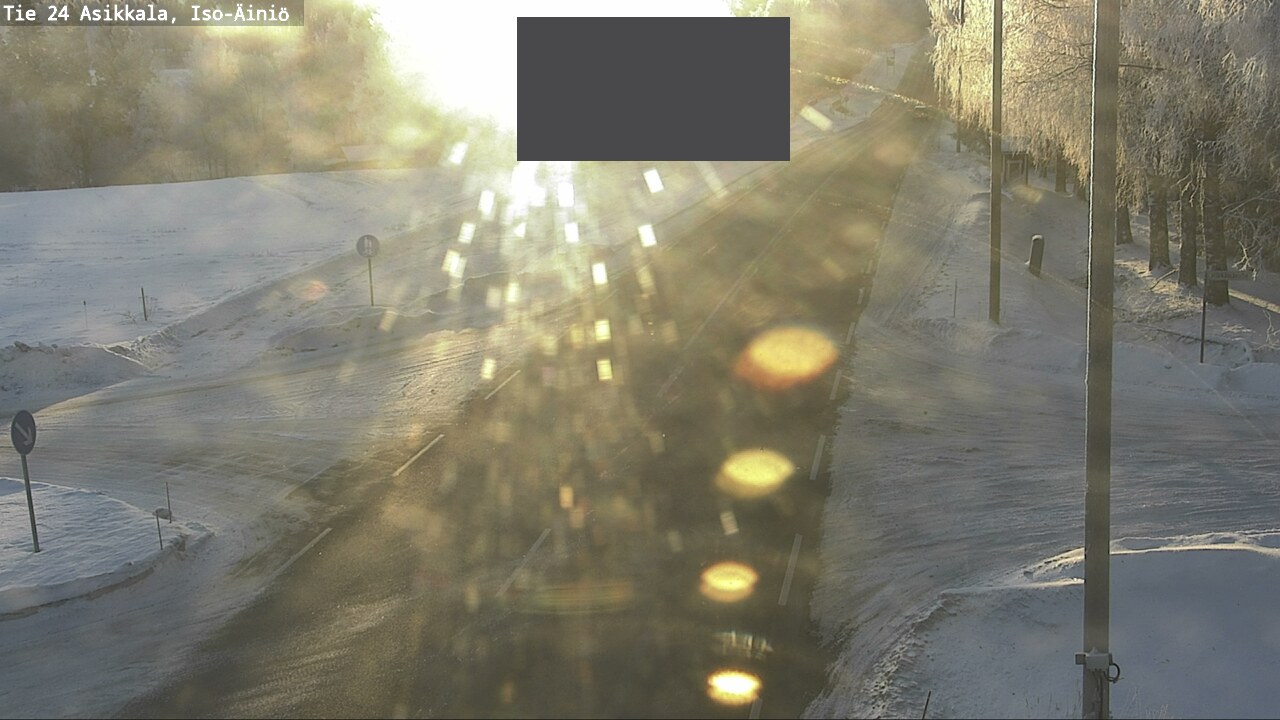 Weather Camera Image Road 24 Asikkala, Iso-Äiniö, Asikkala, Päijät-Häme