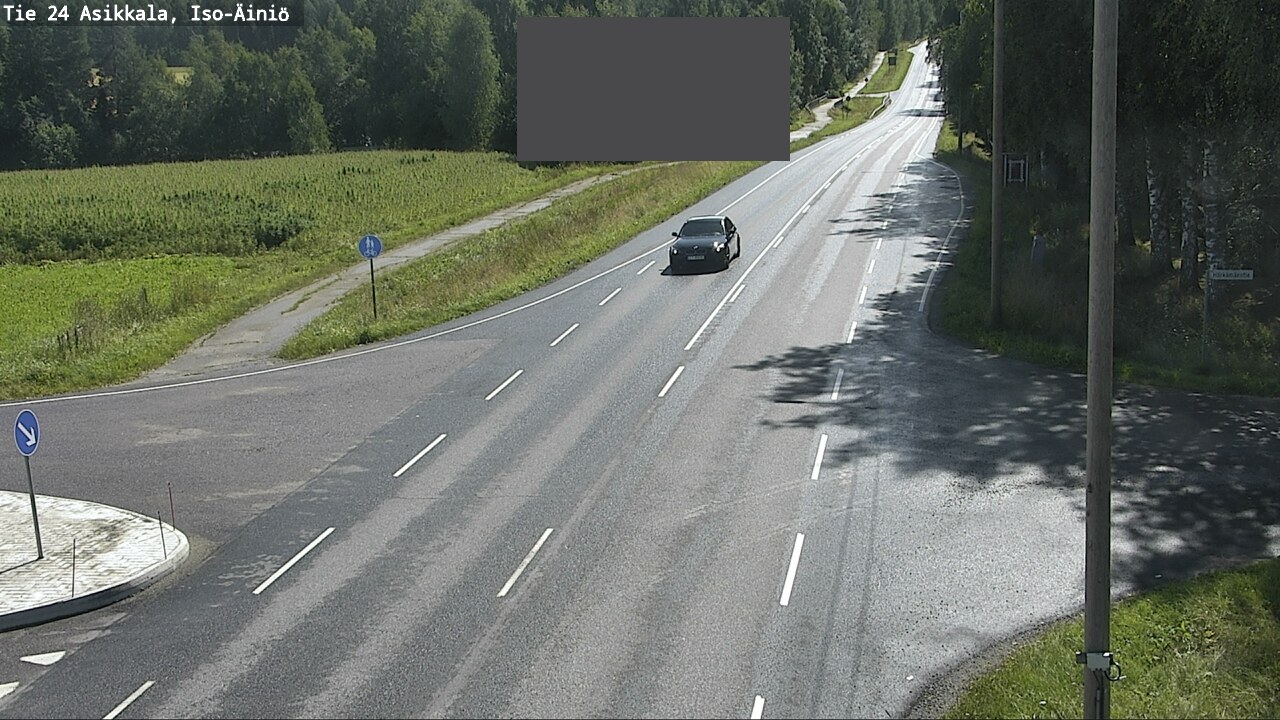 Weather Camera Image Road 24 Asikkala, Iso-Äiniö, Asikkala, Päijät-Häme