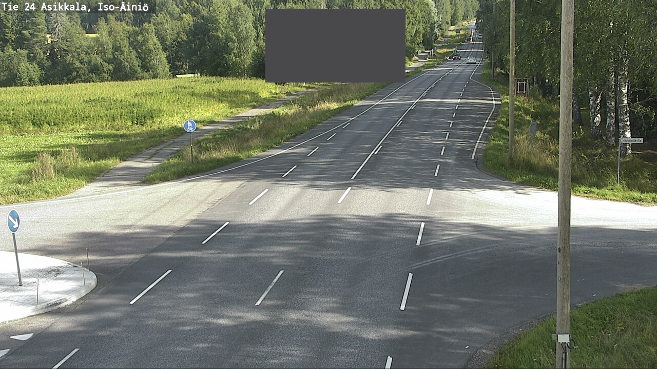 Weather Camera Image Road 24 Asikkala, Iso-Äiniö, Asikkala, Päijät-Häme