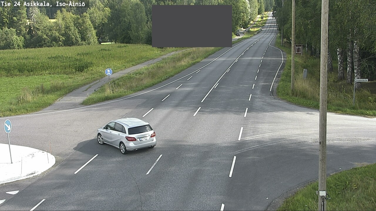 Weather Camera Image Road 24 Asikkala, Iso-Äiniö, Asikkala, Päijät-Häme