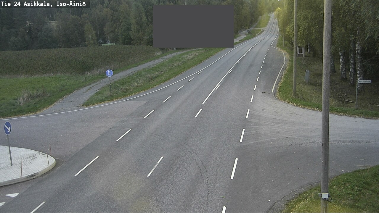 Weather Camera Image Väg 24 Asikkala, Iso-Äiniö, Asikkala, Päijät-Häme