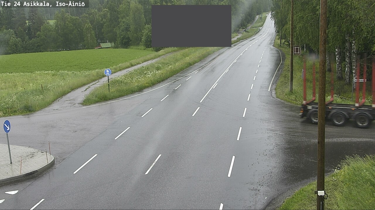 Weather Camera Image Väg 24 Asikkala, Iso-Äiniö, Asikkala, Päijät-Häme