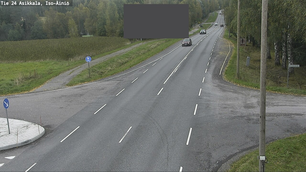 Weather Camera Image Väg 24 Asikkala, Iso-Äiniö, Asikkala, Päijät-Häme
